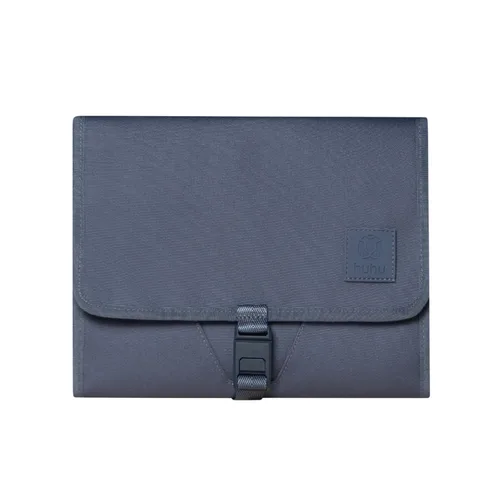 Vista 12 de Huhu Cambiador de pañales para bebé, compacto, portátil, cambiador de pañales para viajes, fácil de limpiar, tapete cambiador plegable - Accesorio