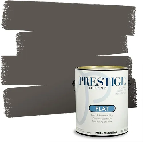 Vista 119 de PRESTIGE Paints - Pintura interior e imprimación en uno, 1 galón, cáscara de huevo, pimienta envejecida