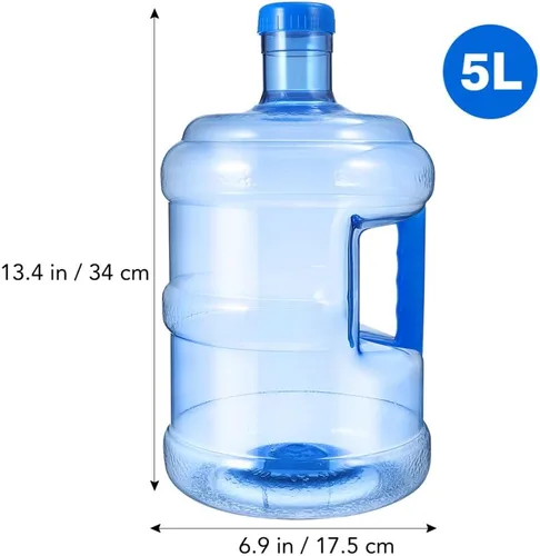 Vista 2 de Toddmomy Cubo de agua para exteriores, jarra de agua portátil gruesa con asa y cierre a prueba de fugas, contenedor de almacenamiento duradero