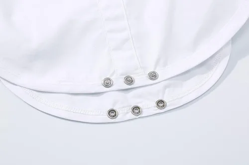 Vista 5 de Conjunto de traje para pequeño bebé caballero, camiseta de manga corta para bebe+babero+pantalones+corbata de moño+ overol.