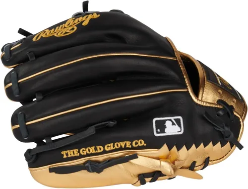 Vista 4 de Rawlings Heart of The Hide GOTM June 2024 PROGOLDYVIII - Guante de béisbol de 11.5 pulgadas, tiro a mano derecha, color negro
