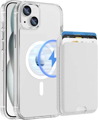 Vista 56 de Funda magnética para iPhone 12 Pro Max, cartera magnética desmontable con soporte para tarjetas, [compatible con MagSafe] grado militar, a prueba
