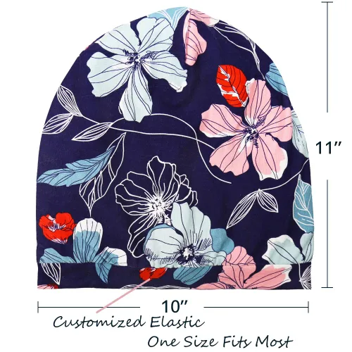 Vista 168 de Alnorm - Gorro con forro de satén y suave banda elástica para hombres y mujeres, talla única Se ajusta a la mayoría