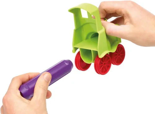 Vista 5 de SmartMax My First Animal Train STEM - Juego de descubrimiento magnético con tren móvil y animales suaves para edades de 1 a 5 años