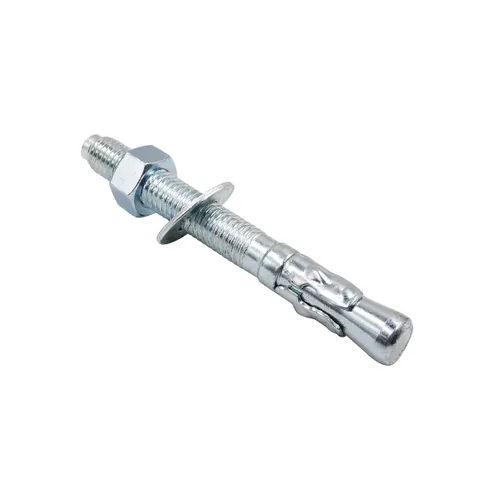 Vista 25 de Anclaje de cuña de 1/2" x 2-3/4", solo para cemento y hormigón, tornillos de acero al carbono galvanizados y pernos de retraso (10 unidades)