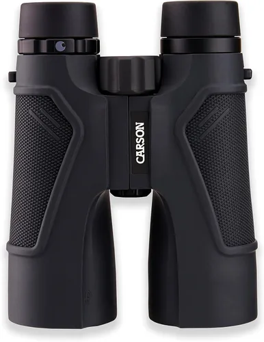 Vista 12 de Binoculares 3D de alta definición y a prueba de agua con vidrio de dispersión extra baja, de la marca Carson, negro High Quality Binoculars for
