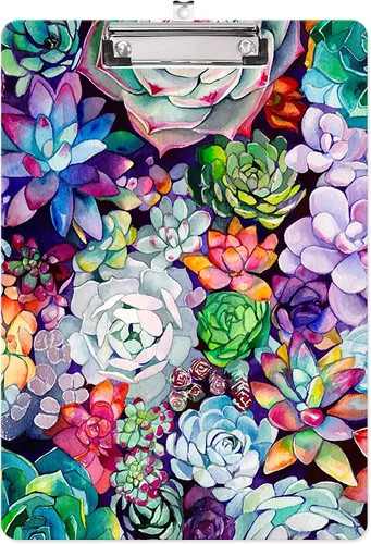 Vista 18 de Portapapeles de moda, portapapeles de madera decorativos tamaño A4 para profesores, enfermeras, médicos, estudiantes y niños, diseño lindo