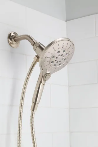 Vista 10 de Moen Engage 3662EPBN - Cabezal de ducha de mano de 5.5 pulgadas con sistema de acoplamiento magnético, níquel cepillado Magnetix