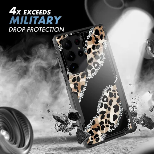 Vista 611 de Funda para Galaxy A14 5G, resistente de doble capa híbrida de policarbonato duro, goma suave, a prueba de golpes, funda protectora resistente