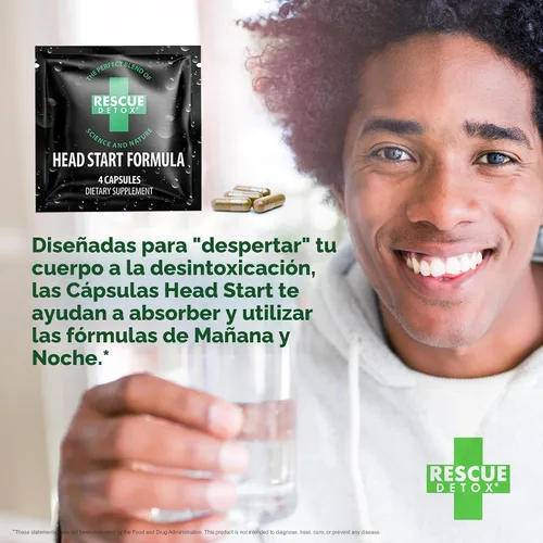 Vista 3 de Desintoxicante Rescue Detox permanente para 5 días de Applied Sciences (ciencias aplicadas).