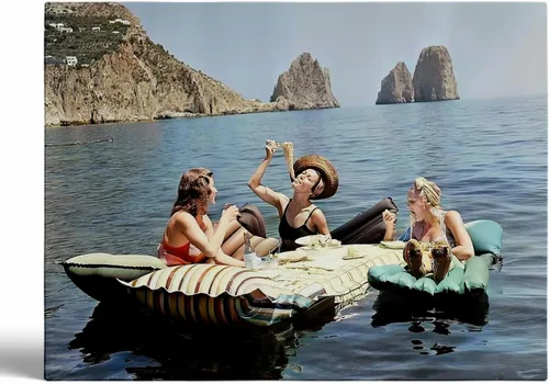 Vista 85 de Impresión de fotografía de yate de lujo, decoración artística de pared de barco y lancha rápida para navegar en verano, póster de oficina de club