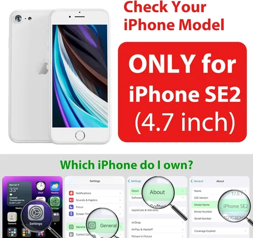Vista 2 de SPORTLINK Funda impermeable para iPhone SE 3rd 2022/iPhone SE 2nd 2020/iPhone 7/8 - Carcasa completa a prueba de golpes y polvo con protector