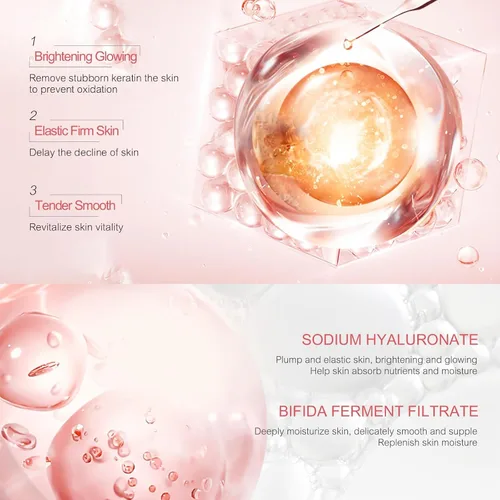 Vista 4 de Set de regalo 8 en 1 para el cuidado de la piel y maquillaje con complejo antioxidante – Limpiador, tóner, loción, suero, crema para ojos, crema BB