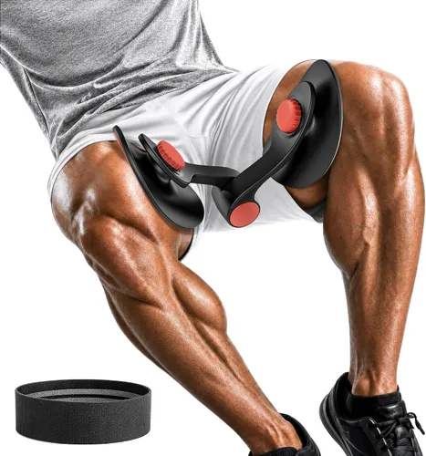 Vista 12 de Pelvic Floor Exercise Devices 35lb Resistance Kegel Thigh Trainer with Band 35 lb Verde Oscuro