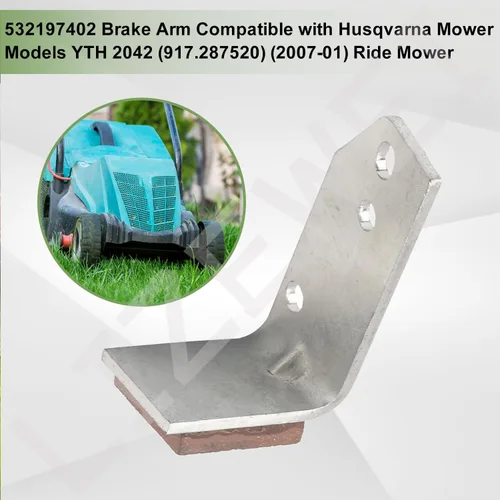 Vista 6 de 532197402 & 532199478 Juego de brazos de freno para Husqvarna AYP Craftsman cortacésped YT16542T YT1942 YTH2042, número de pieza 532199470 197402