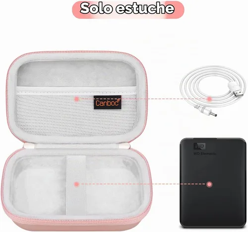Vista 2 de Canboc - Carcasa para disco duro Western Digital Elements WD My Passport