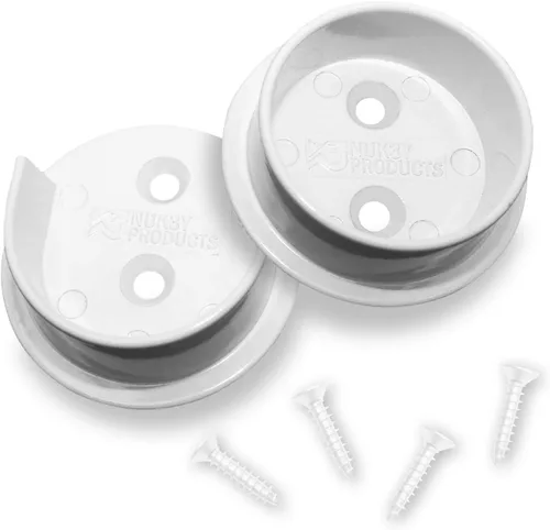 Vista 5 de Nuk3y - Juego de llaves de poste de acero de metal resistente de 1-1/2 pulgadas (negro mate)