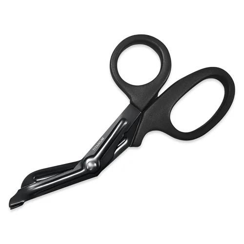 Vista 12 de Ever Ready First Aid Tijeras De Vendaje En Autoclavable Titanio Bonded 7 1/4" Bent - Olive Green