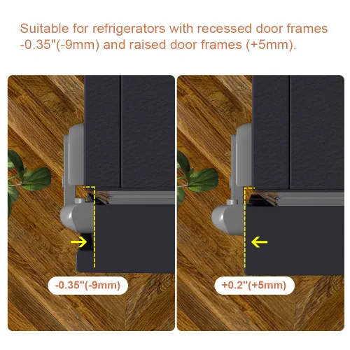 Vista 4 de Mom's Choice Gold Awards Ganador – EUDEMON 1 paquete de cerradura de puerta actualizada para refrigerador/nevera/congelador a prueba de niños