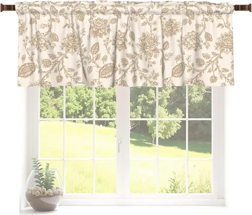 Vista 31 de Cenefa de estrella del oeste de Texas para ventana, rústica, granja, granero, cocina, cenefa de ventana rural vintage con bolsillo para barra