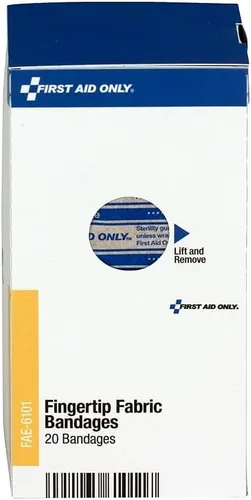 Vista 2 de First Aid Only FAE-6101 SmartCompliance - Vendajes de tela para dedos, 20
