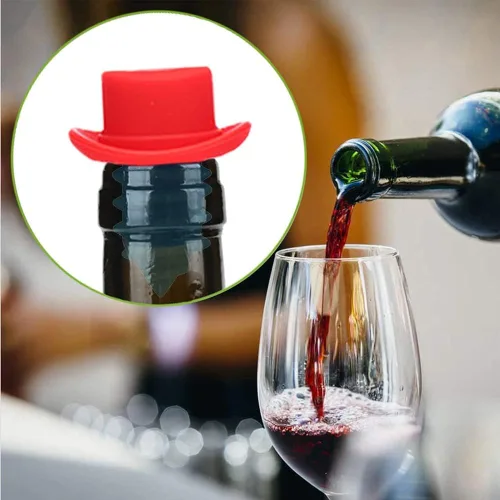 Vista 3 de AKOAK 3 tapones de vino, tapones para botellas de vino y bebidas