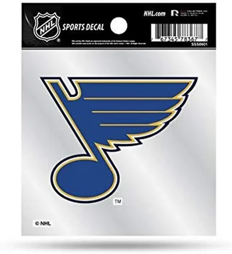 Vista 2 de Rico Industries NHL unisex-adult Primary Logo 4x4 Decal