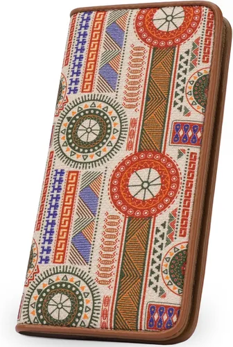 Vista 7 de MEITRUE Cartera de cuero delgada ultra delgada para mujer, con bloqueo RFID, tarjetero de crédito, plegable, largo, billetera, para mujer