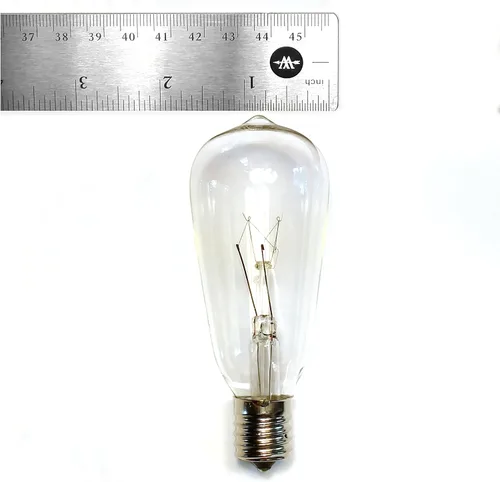 Vista 6 de Hometown Evolution, Inc. Cadena de luces Edison vintage de grado comercial para exteriores (ST40 transparente, cable negro comercial, 25 pies)