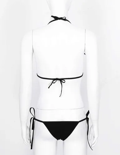 Vista 4 de TSSOE - Conjunto de lencería de bikini para mujer, talla única