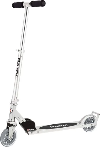 Vista 9 de Razor A3 Kick Scooter for Kids Ages 5+ - Larger Wheels, Front Suspension, Wheelie Bar, Lightweight, Foldable, Aluminum Frame, and Adjustable