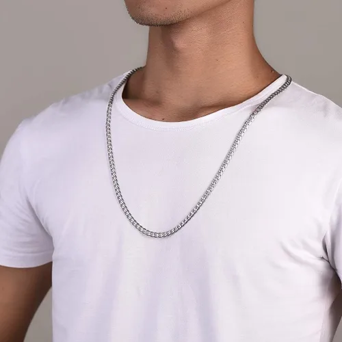 Vista 7 de PROSTEEL 316L Stainless Steel Cuban Chain Necklaces for Men Women, Black18K Gold Plated, Hypoallergenic Jewelry, 4mm-13mm, 14"-30", Come with Box