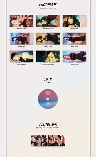 Vista 4 de TWICE READY TO BE 12º Mini Álbum SANA Ver+Tarjeta Regalo K-POP SELLADO