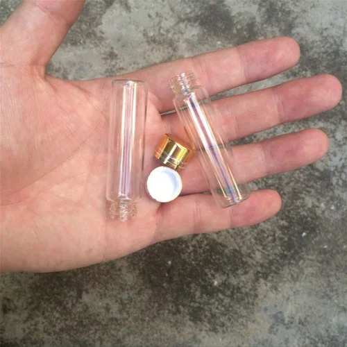 Vista 7 de Botellas de vidrio pequeñas transparentes transparentes de 0.2 fl oz con tapa de rosca, mini frascos pequeños, mini botella de deseos lindos, tapa