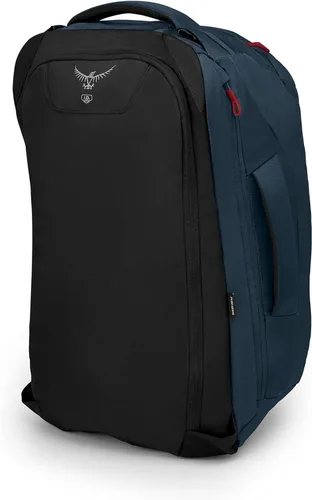 Vista 8 de Osprey Farpoint 40L Mochila de viaje para hombre, azul espacial apagado