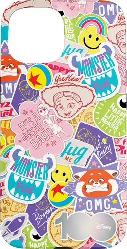 Vista 6 de Funda para iPhone 16 Disney 100 Pixar Happy Faces and Happy Stickers D100