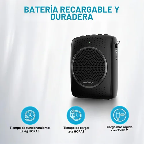Vista 7 de Juego de micrófono y altavoz de amplificador de voz ultra portátil S309