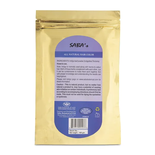 Vista 2 de Polvo índigo para cabello de primera calidad, 7.05 oz