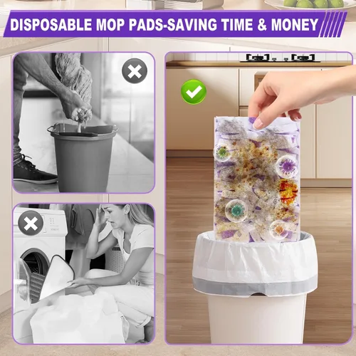 Vista 3 de Almohadillas desechables para trapeador Swiffer Powermop - Paquete