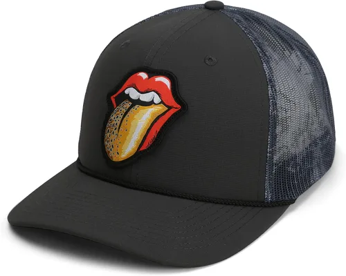 Vista 2 de Paramount Outdoors Lengua de trucha Pesca con mosca Trucha Marrón Trucha 6 paneles Tapa de cuerda Gorra de pesca con mosca Lengua Trucha Negro