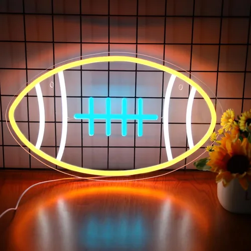Vista 11 de Letrero de neón de baloncesto, luz LED de neón regulable de 12 pulgadas, alimentada por USB, decoración de pared de neón deportiva estética