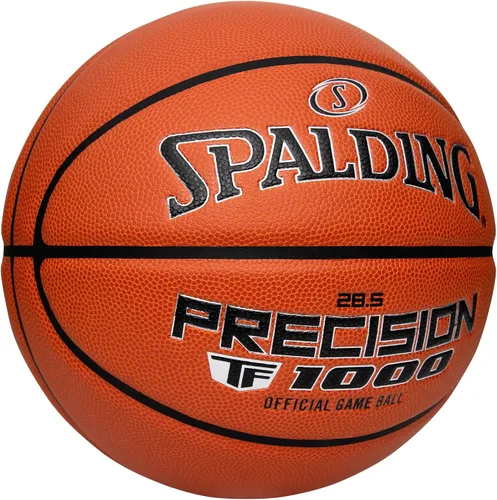 Vista 4 de Spalding Precision TF-1000 Official Game Ball, Indoor Basketball