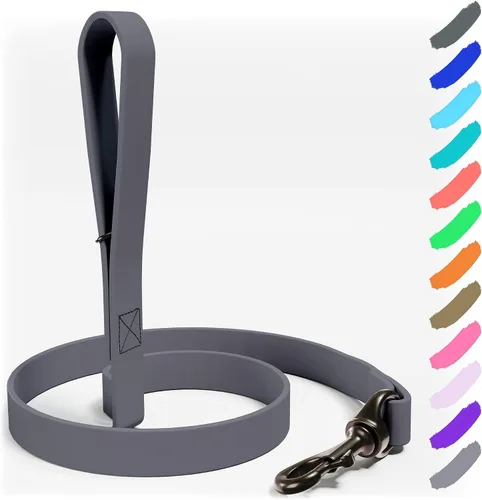 Vista 12 de Biothane - Correa para perro extra resistente, fabricada en Estados Unidos, correas impermeables para perros grandes, medianos y pequeños, correa