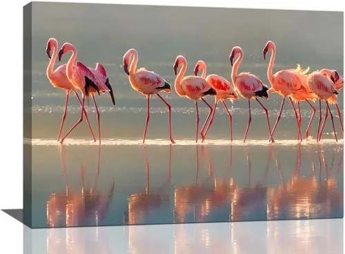 Vista 37 de Arte de pared de colibrí cristiano con texto en inglés "God says you ers", impresiones en lienzo, pintura rústica de pájaros de campo, obras de arte