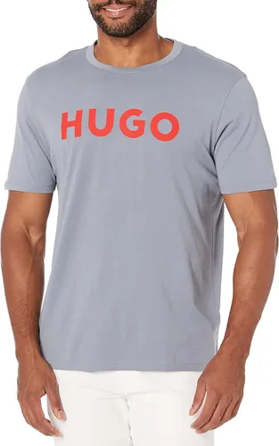 Vista 48 de Hugo Men's Print Logo Short Sleeve T-Shirt Blanco