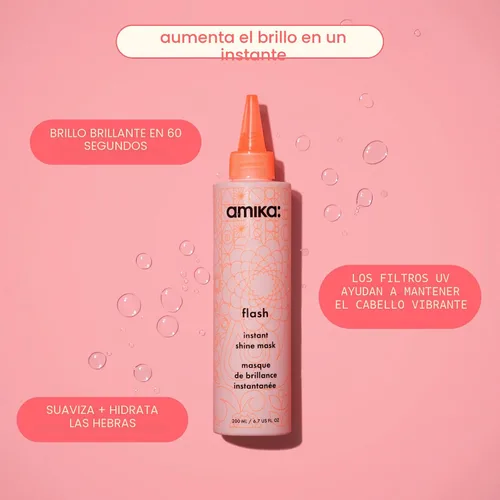 Vista 2 de amika Flash Instant Shine Mask