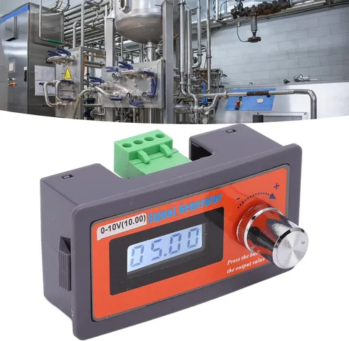Vista 9 de Generador de señal de voltaje ABS DC 0-10V, simulador de señal de voltaje ajustable de alta precisión, simulador de voltaje de múltiples