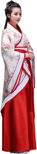 Vista 2 de Ez-sofei Disfraz tradicional chino de Hanfu antiguo para mujer, vestido de rendimiento en escenario