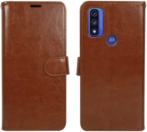 Vista 11 de Zase Funda tipo cartera para Motorola Moto G Play (2023)/Moto G Pure/Moto G Power (2022) Funda de piel sintética con función atril, ranura