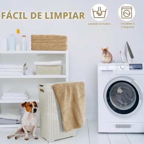 Vista 7 de Amylove 4 piezas de forro para jaula de conejillo de indias, ropa de cama para conejillo de indias, alfombrilla para puerta de perro para patas
